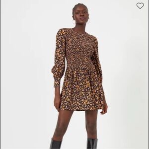 French Connection Floral Long Sleeve Dress
